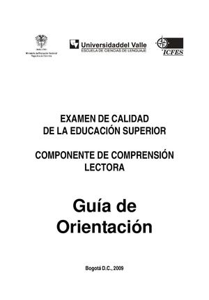 COMPRENSION LECTORA