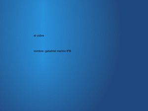 proceso de produccion del cobre