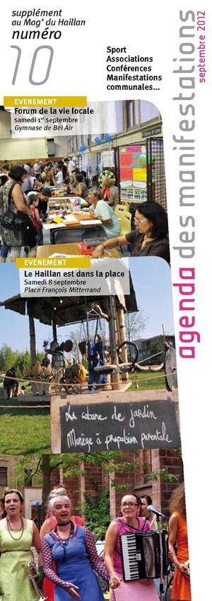Supplément au Mag’ du Haillan numéro 10 - juillet - août - septembre 2012
