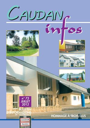 Bulletin municipal CAUDAN N° 73 - Juillet 2012