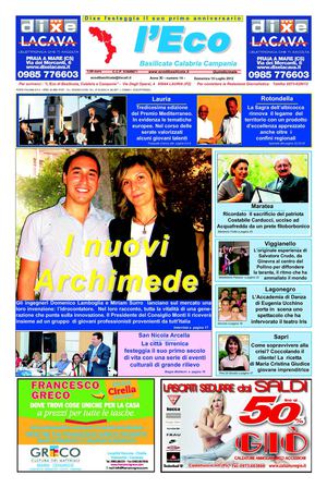 l’Eco anno XI n.14 – 15/07/2012