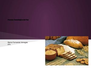 Proceso productivo del pan