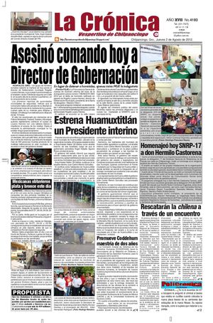 La Cronica 2 de Agosto 