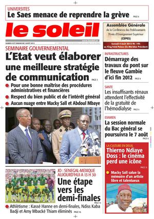 Edition du 4-5 août 2012