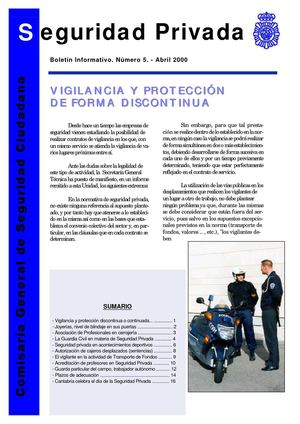 SEGURPRI 5 - ABRIL 2000