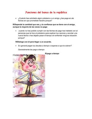 Funciones del banco de la república