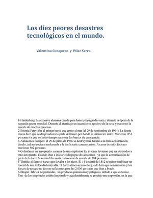 Los 10 peores desastres tecnológicos del mundo