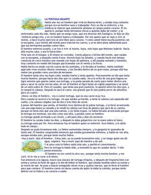 La Tortuga Gigante - De Cuentos De La Selva