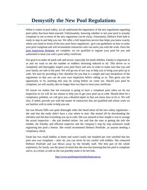 Calaméo - Demystify the New Pool Regulations