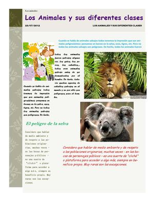 LOS ANIMALES
