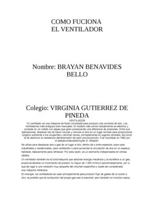  el ventilador