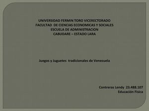 El Trompo y la Perinola como juguetes tradicionales de Venezuela
