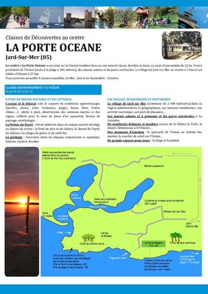 FOL26, Classes de découvertes à Jard Sur Mer (85)