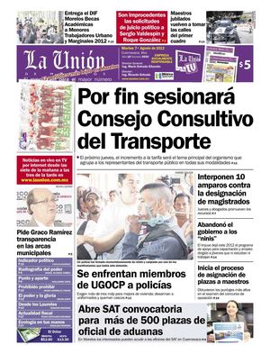 La Unión de Morelos 07 Agosto 2012