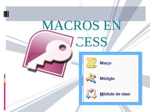 Macros en access 