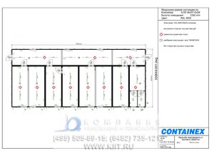 Планировки модульные здания из контейнеров CONTAINEX