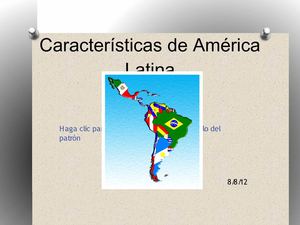 Características de América Latina