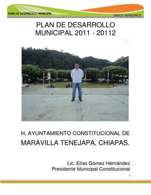 PDM MARAVILLA TENEJAPA 2011-2012