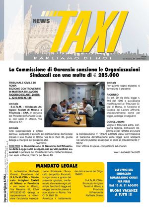 News Taxi giugno 2012