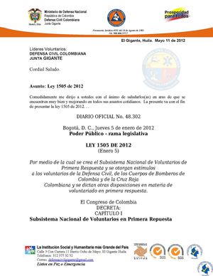 Ley del Voluntariado