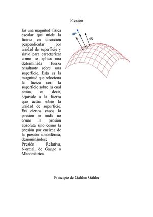 Presion y Principio de Relatividad