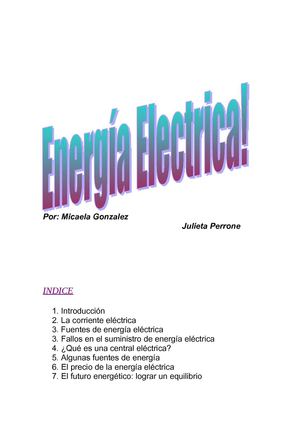 Energía eléctrica