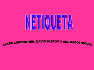 Netiqueta