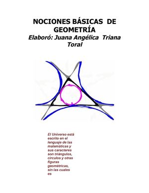 NOCIONES BÁSICAS DE GEOMETRÍA