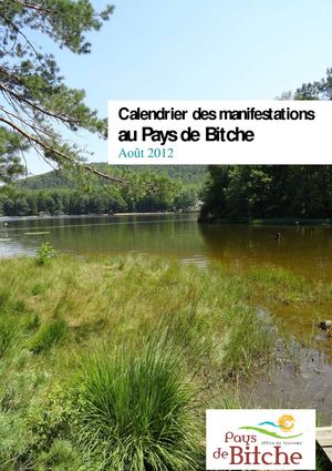 Calendrier des manifestations en Août 2012 au Pays de Bitche
