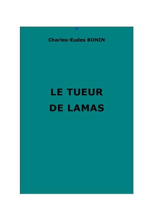 Bonin, C.-E. : Le tueur de lamas
