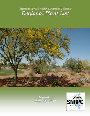 Southern Nevada Regional Plant List - City of Las Vegas