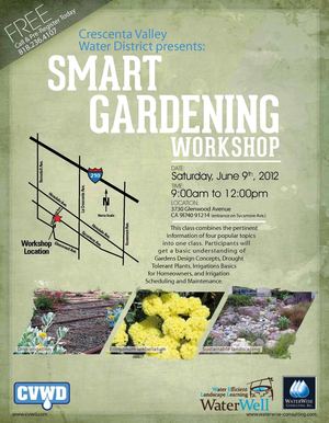 Smart Gardening Workshop Brochure - Crescenta Valley, California
