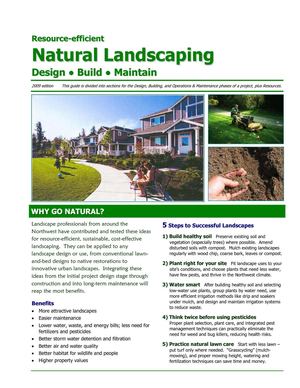 Resource Efficient Natural Landscaping 