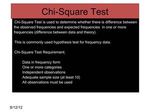 Chi-Square Test
