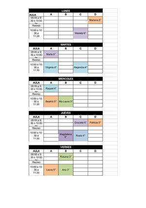 Horarios 1