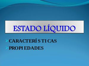 Estado liquido