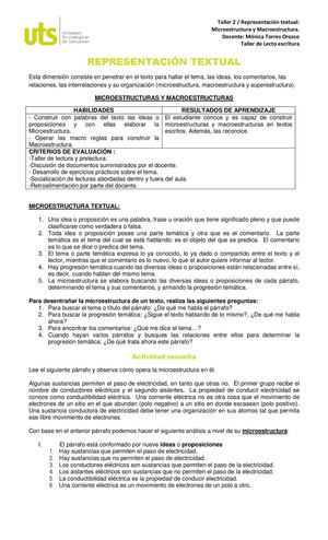 Micro y macroestructuras