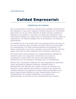 Calidad Empresarial