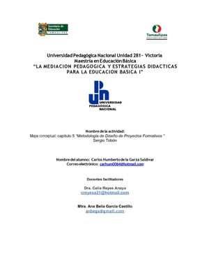 Metodología de Diseño de Proyectos Formativos