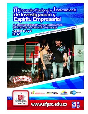 Memorias II Encuentro Nacional y I Internacional de Investigación y Espíritu Empresarial 