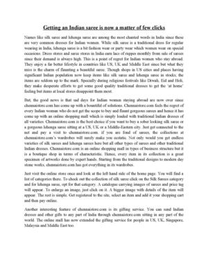 Getting an Indian saree is now a matter of few clicks