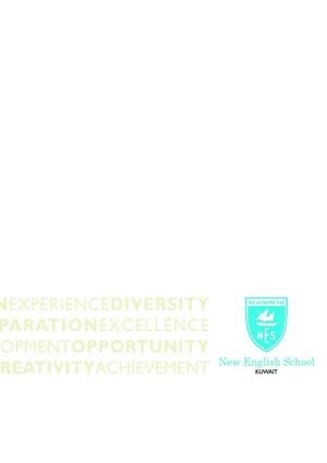 New English School Kuwait Prospectus