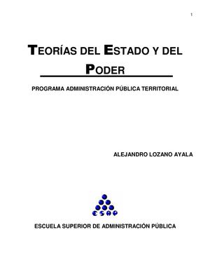 2 TEORIAS DEL ESTADO Y DEL PODER
