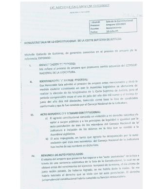 Escrito de Desistimiento