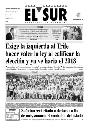 El Sur 16 de agosto de 2012