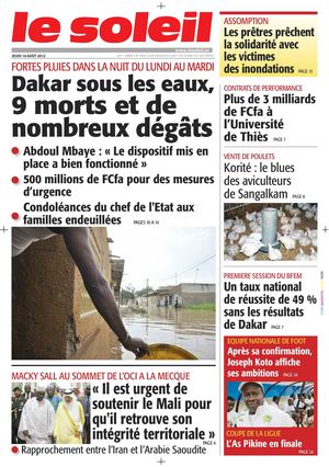 Edition du 16 août 2012