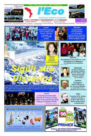 l’Eco anno XI n.15 – 01/08/2012