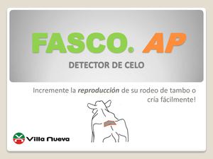 Presentación FASCO AP - Detector de Celo