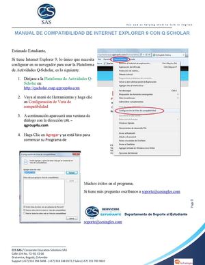 MANUAL COMPATIBILIDAD IE 9