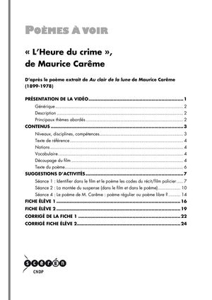 heure du crime